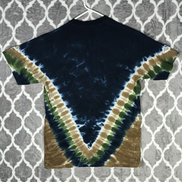 Liquid Blue Lynyrd Skynrd Shirt Medium Black Tie Dye - Picture 2 of 8